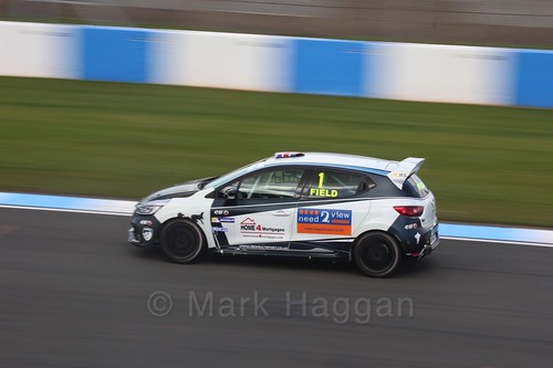 Graham Field in Clio Cup qualifying during the BTCC Weekend at Donington Park 2017: Saturday, 15th April