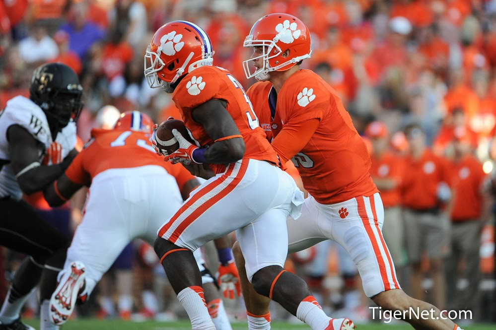 Clemson Football Photo of cjdavidson and Cole Stoudt and Wake Forest
