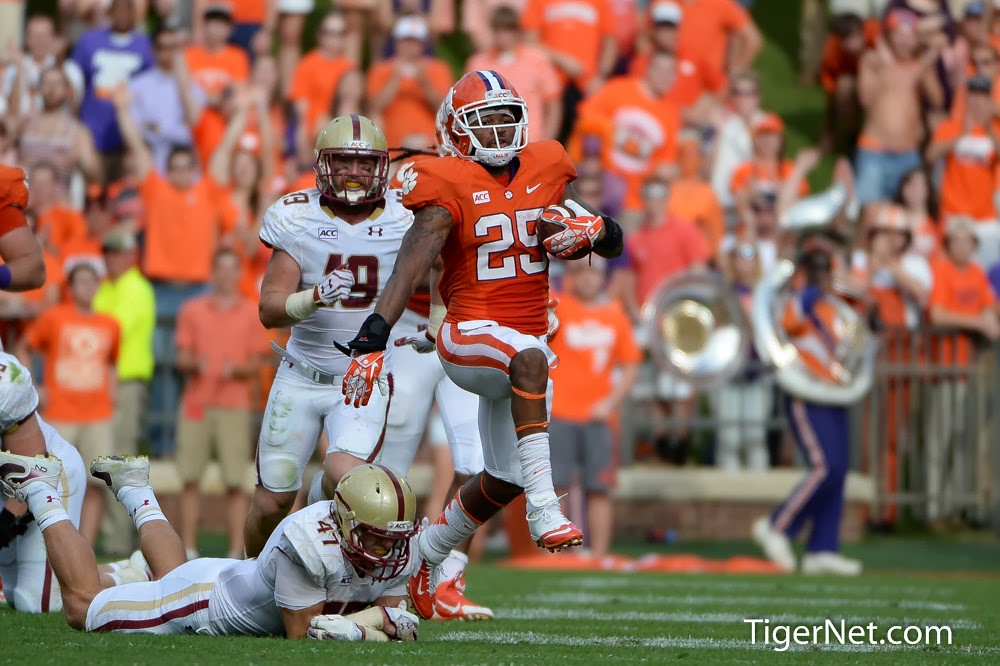 Clemson Football Photo of Boston College and Roderick McDowell
