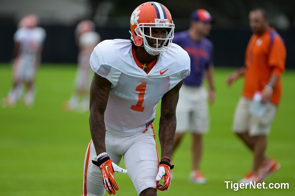 Clemson Football Photo of Bowl Game and Martavis Bryant and practice