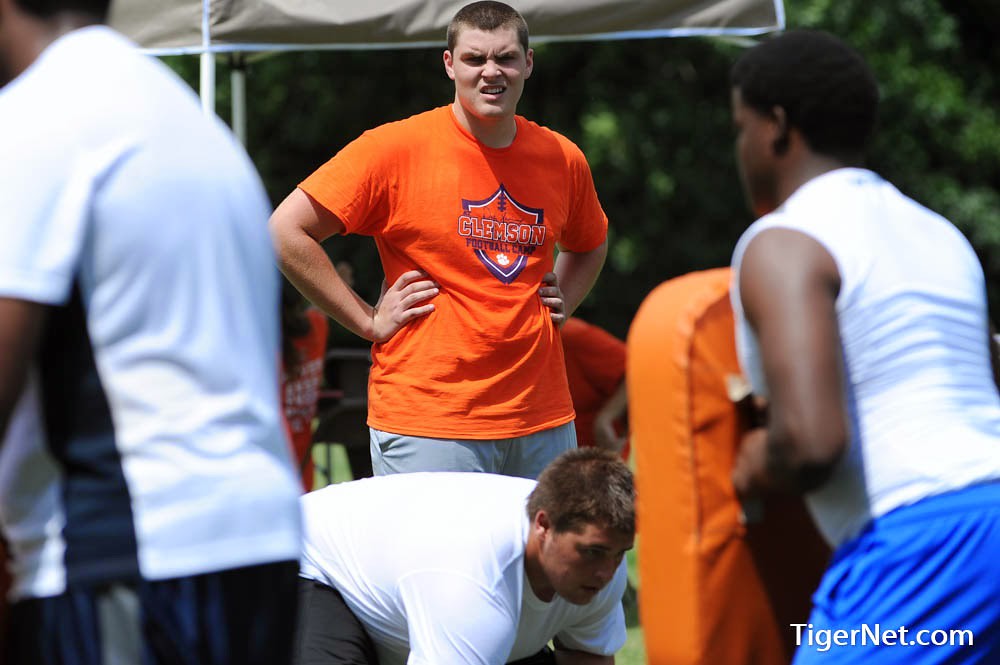 Clemson Football Photo of dabocamp and Jake Fruhmorgen and Recruiting