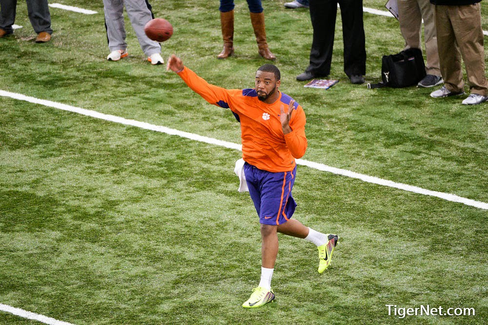 Clemson Football Photo of practice and proday and Tajh Boyd