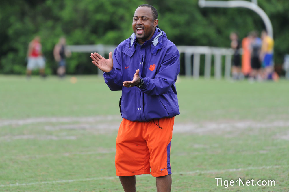 Clemson Football Photo of Dabo Swinney Camp and Mike Reed and Recruiting