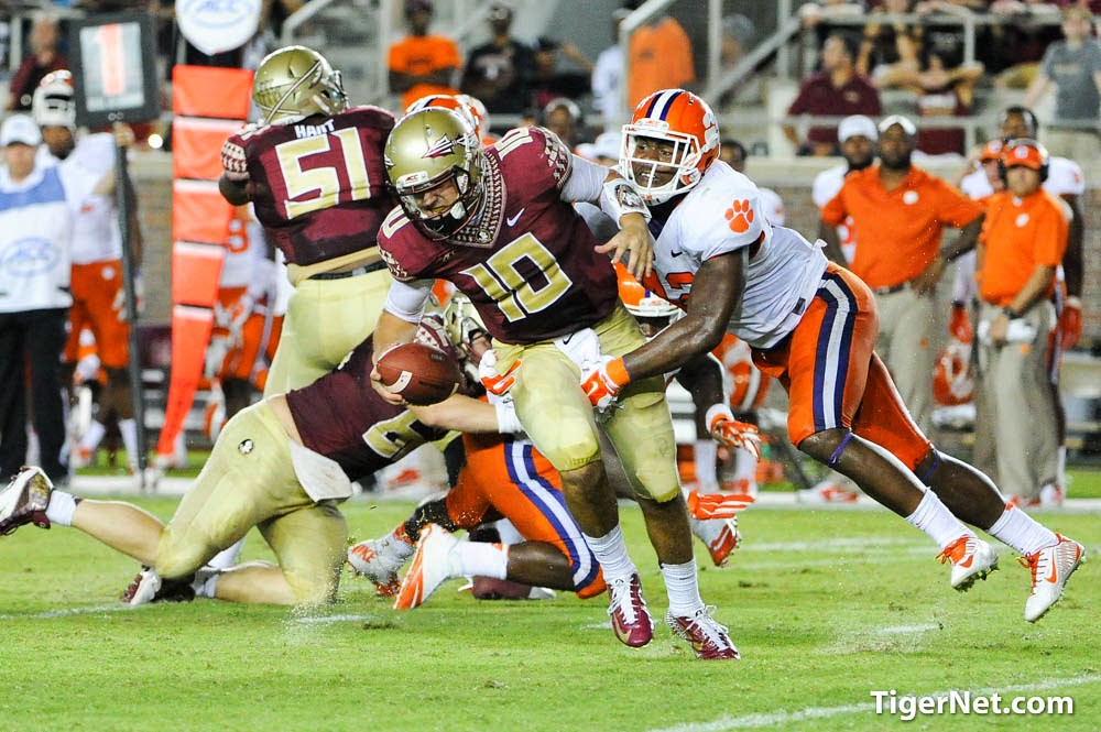 Clemson Football Photo of Florida State and Stephone Anthony