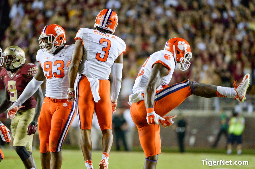 Clemson Football Photo of Corey Crawford and Florida State and Vic Beasley