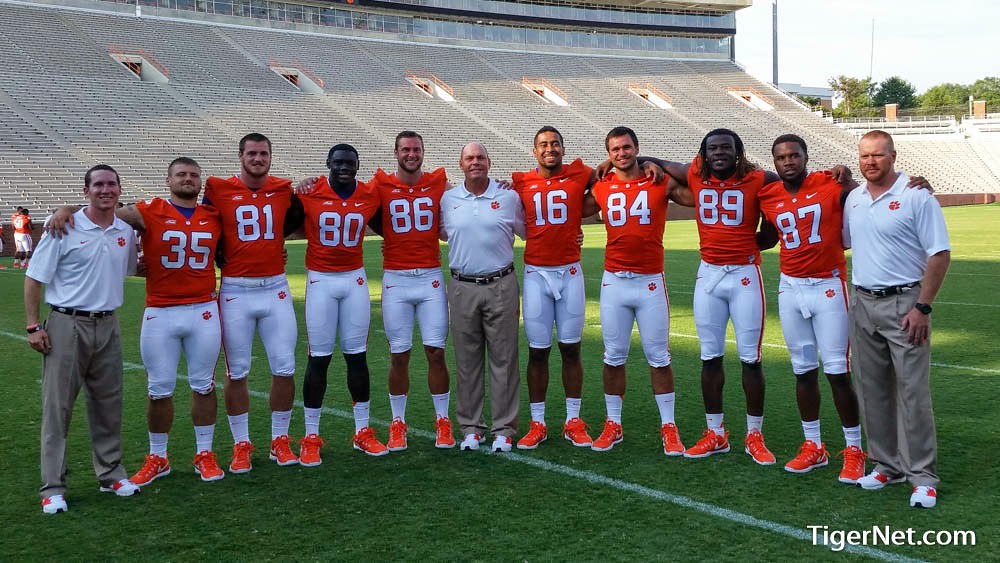 Clemson Football Photo of Cannon Smith and djgreenlee and Danny Pearman and jayjaymccullough and Jordan Leggett and Milan Richard and Stanton Seckinger and teamphotos