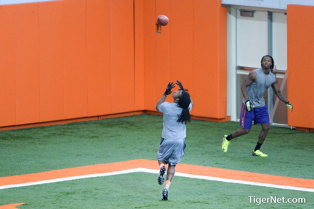 Clemson Football Photo of practice and proday and Sammy Watkins