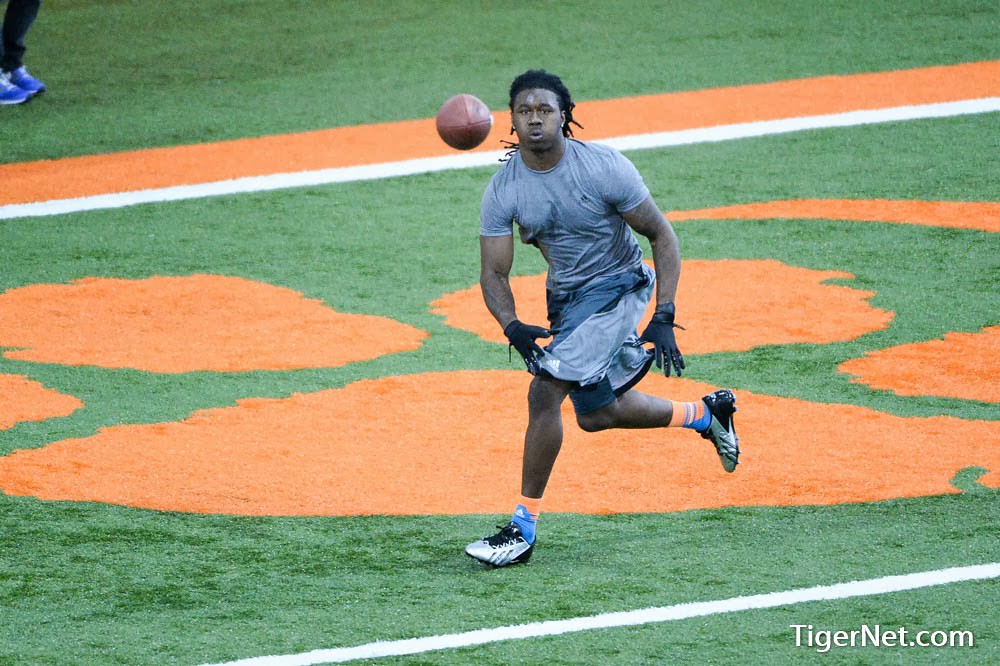 Clemson Football Photo of practice and proday and Sammy Watkins