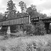 Union Pacific Railroad Bridge over Angelina River, Lufkin, Texas 1409251105bw