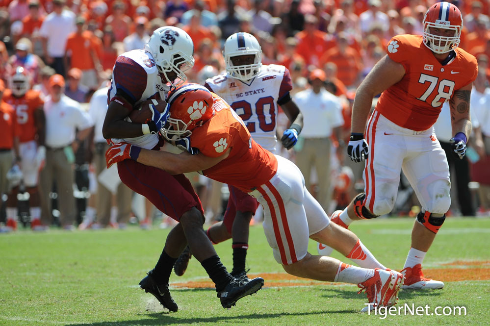 Clemson Football Photo of SC State and Spencer Shuey