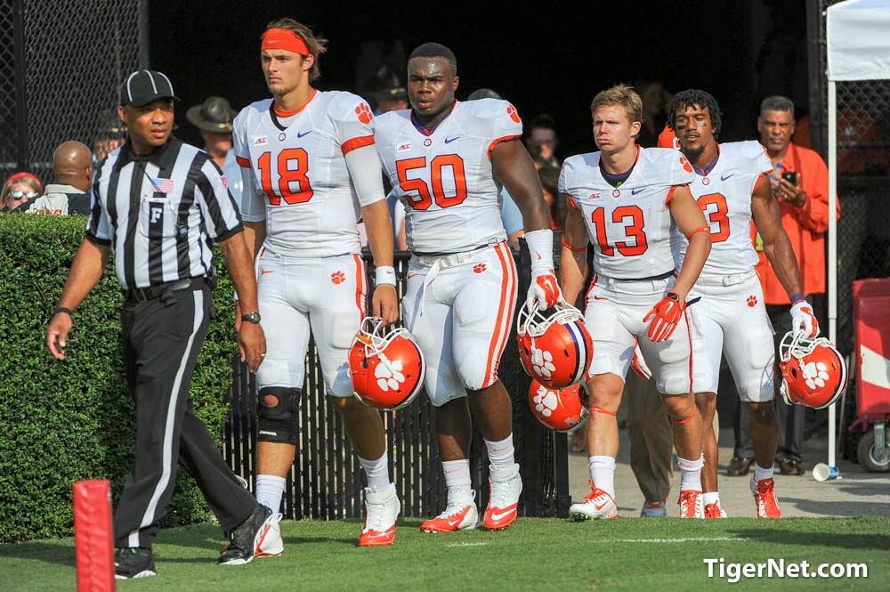 Clemson Football Photo of Georgia and Adam Humphries and Cole Stoudt and Vic Beasley and Grady Jarrett