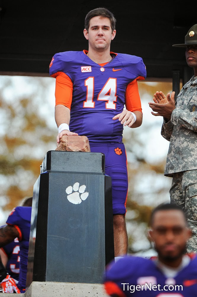 Clemson Football Photo of Donny McElveen and thecitadel