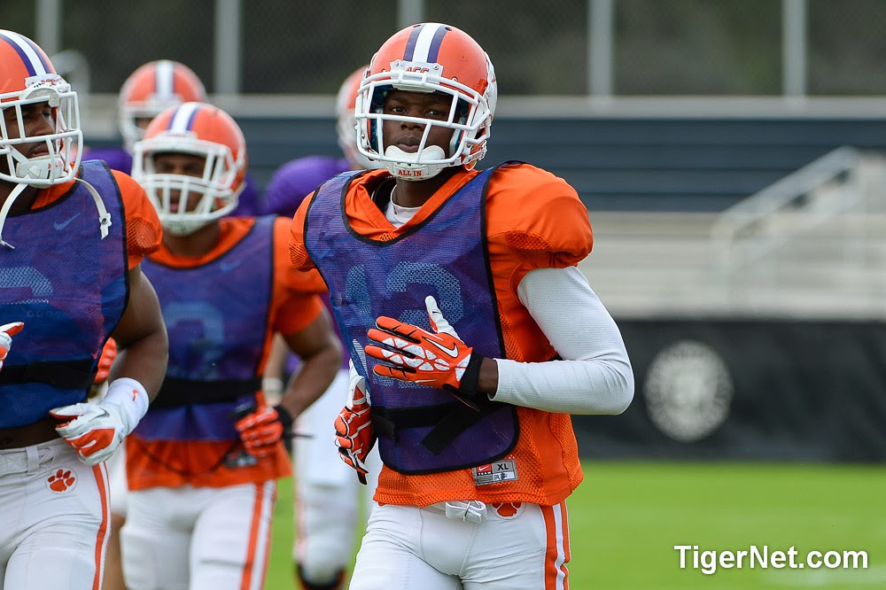 Clemson Football Photo of Adrian Baker and Bowl Game and practice