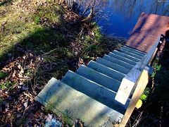 Wooden Steps to the Dock • <a style="font-size:0.8em;" href="http://www.flickr.com/photos/34843984@N07/15238252308/" target="_blank">View on Flickr</a>