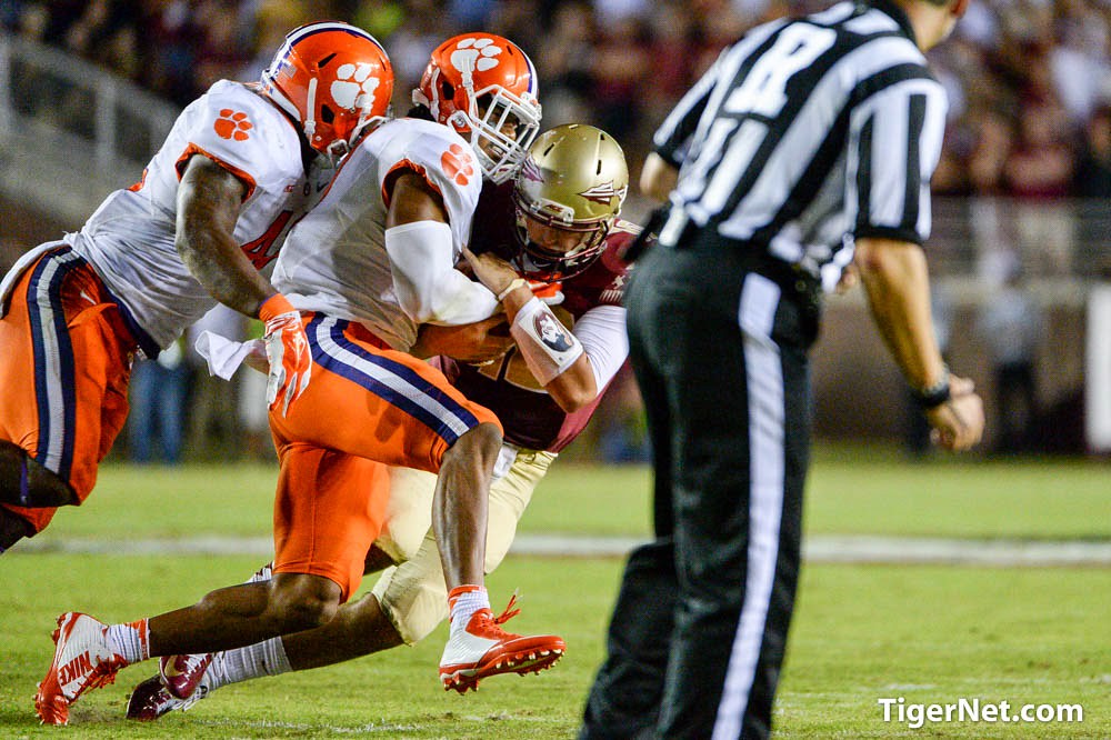 Clemson Football Photo of Florida State and Vic Beasley
