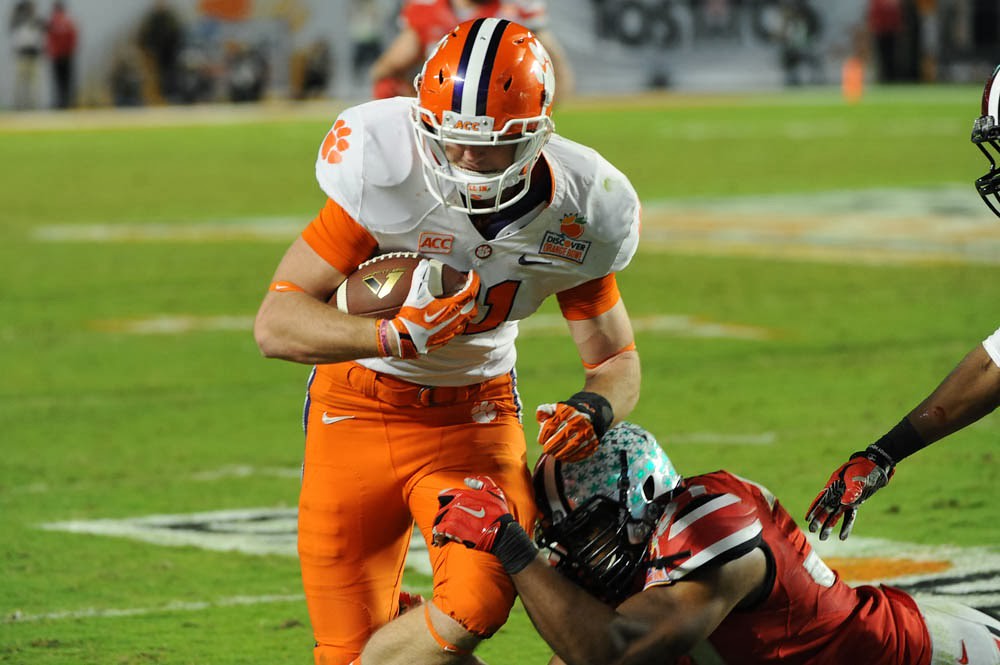 Clemson Football Photo of Bowl Game and ohiostate and Stanton Seckinger