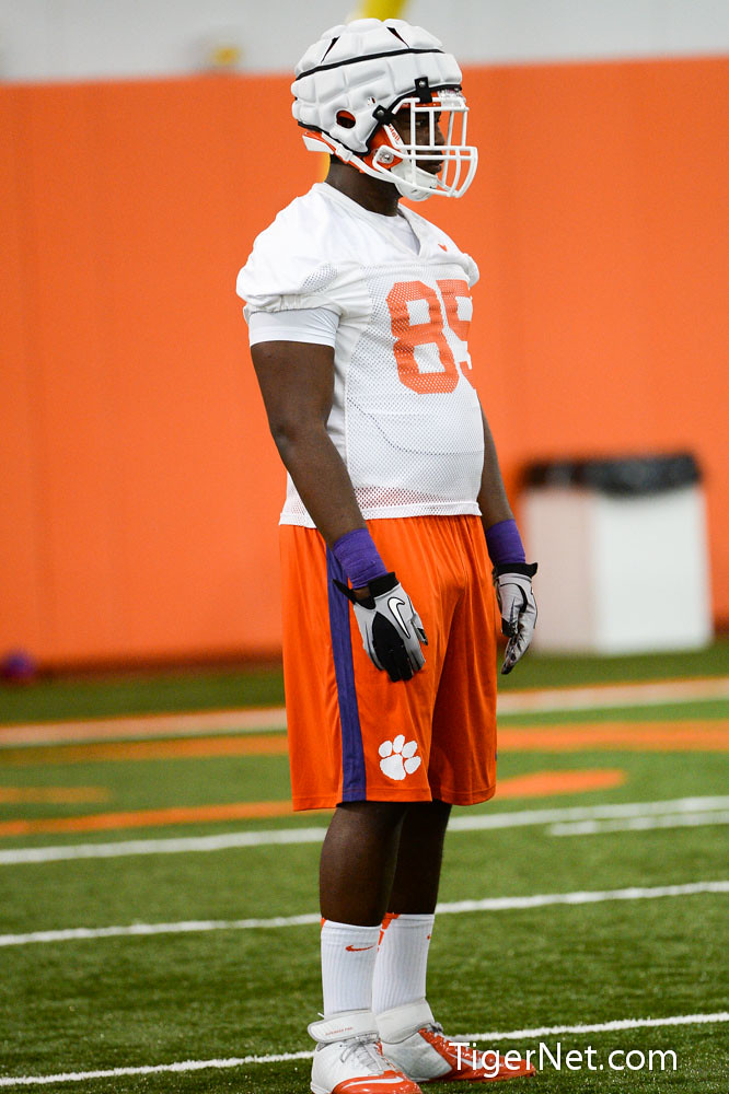 Clemson Football Photo of Dane Rogers and practice