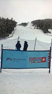 Whistler Cup Super-G Finish
