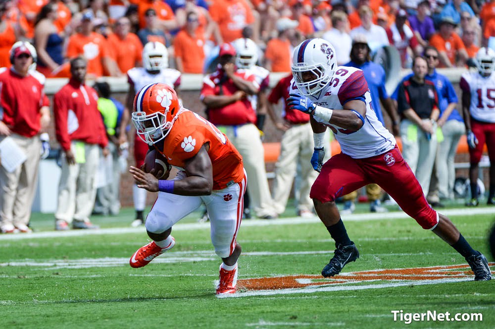 Clemson Football Photo of Adam Choice and SC State