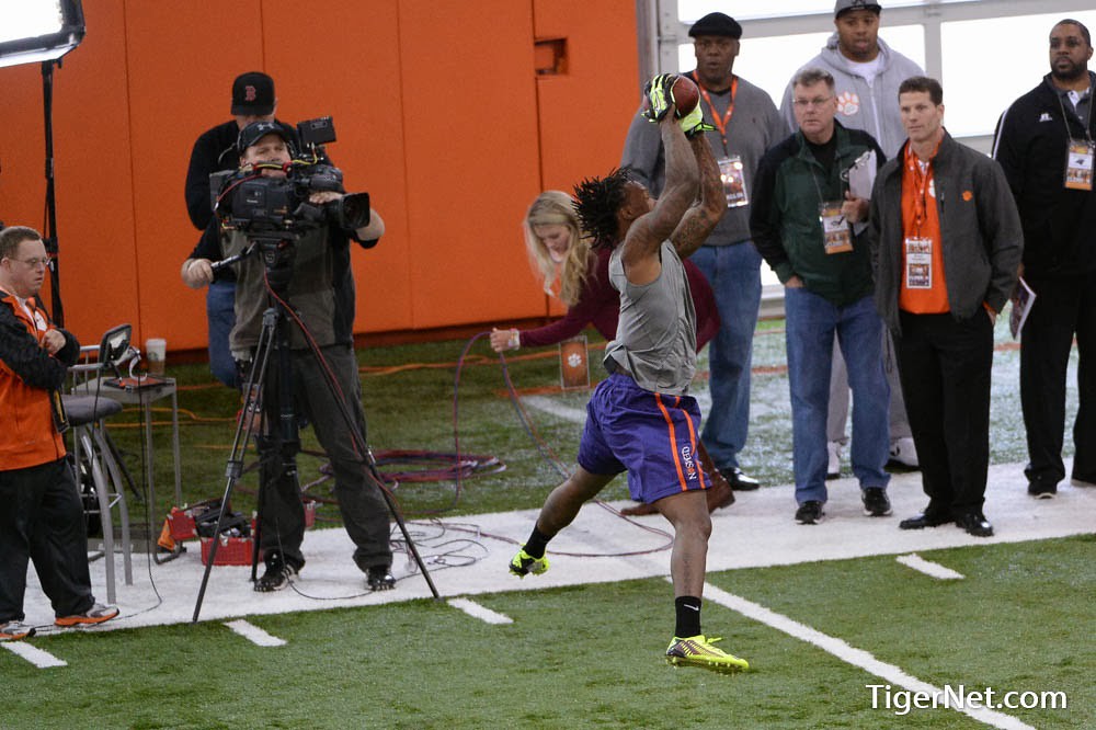 Clemson Football Photo of Martavis Bryant and practice and proday